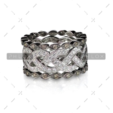 demo-attachment-712-diamond-gemstone-rings-stacked-together-bridal-6BV85TH